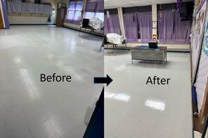 Before & After Commercial Floor Strip & Wax in Columbia, MD (1)